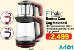 FAKİR BESTEA CAM ÇAY MAKİNESİ fiyat ve kampanya bilgisi
